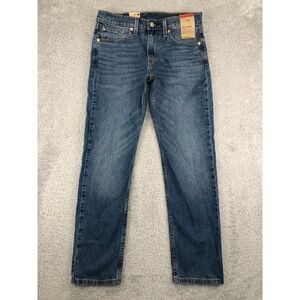 Levi's 502 Jeans Men 29x28 (Tag 29x30) Blue NWT Taper Stretch Denim